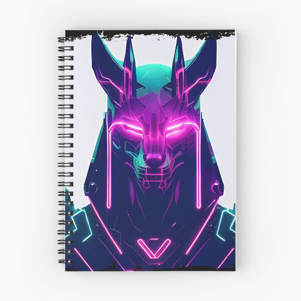 Item preview, "Anubis Resurrected: A Cyberpunk Twist on the Egyptian God" designed and sold by Mytho Merch.