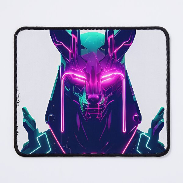 Item preview, "Anubis Resurrected: A Cyberpunk Twist on the Egyptian God" designed and sold by Mytho Merch.