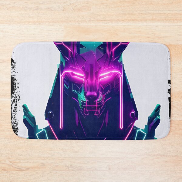 Item preview, "Anubis Resurrected: A Cyberpunk Twist on the Egyptian God" designed and sold by Mytho Merch.