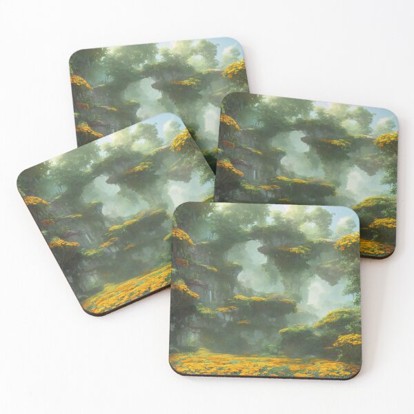 Item preview, October Marigold Forest designed and sold by FamiliarPufferfish.