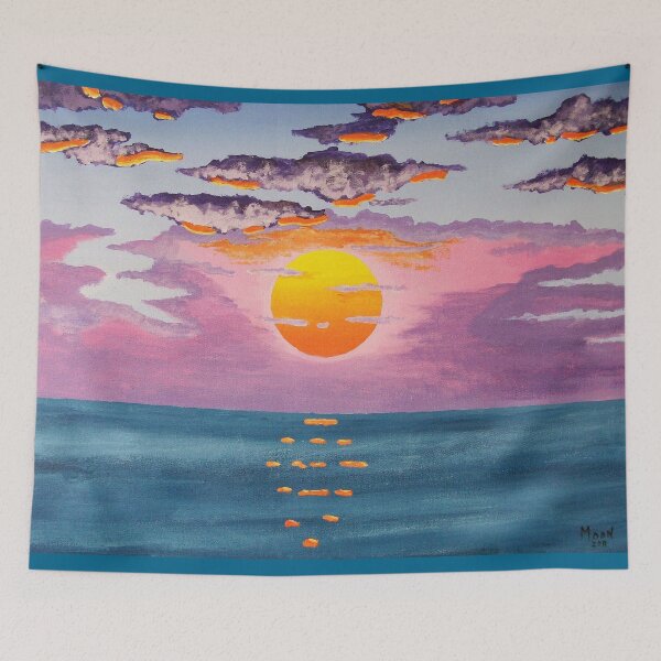 Item preview, Mr Moons Sunset Seas designed and sold by Jettymoon.