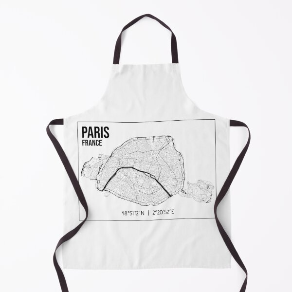 Item preview, Paris - minimalistic map of the capital city of France designed and sold by jnt1981.