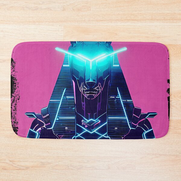 Item preview, "Anubis Resurrected: A Cyberpunk Twist on the Egyptian God" designed and sold by Mytho Merch.
