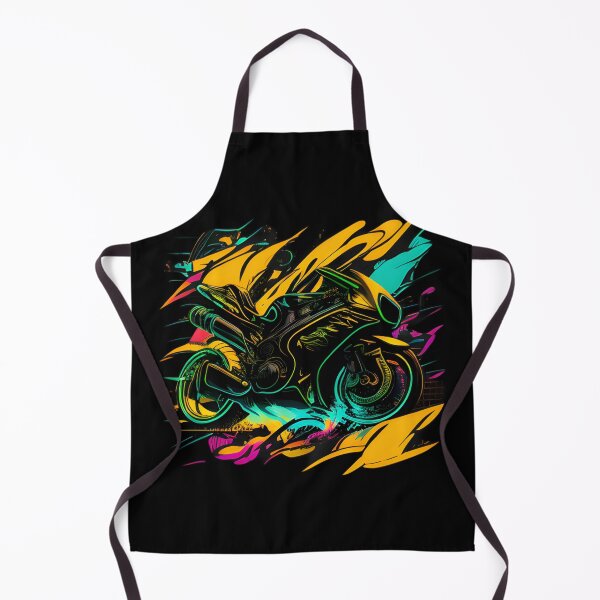 Item preview, Cyberpunk Neon Colorful Futuristic Superbike designed and sold by beluxe.