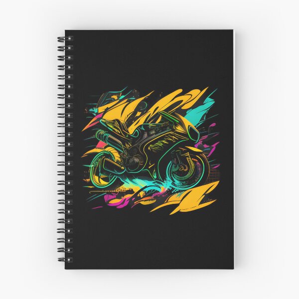 Item preview, Cyberpunk Neon Colorful Futuristic Superbike designed and sold by beluxe.