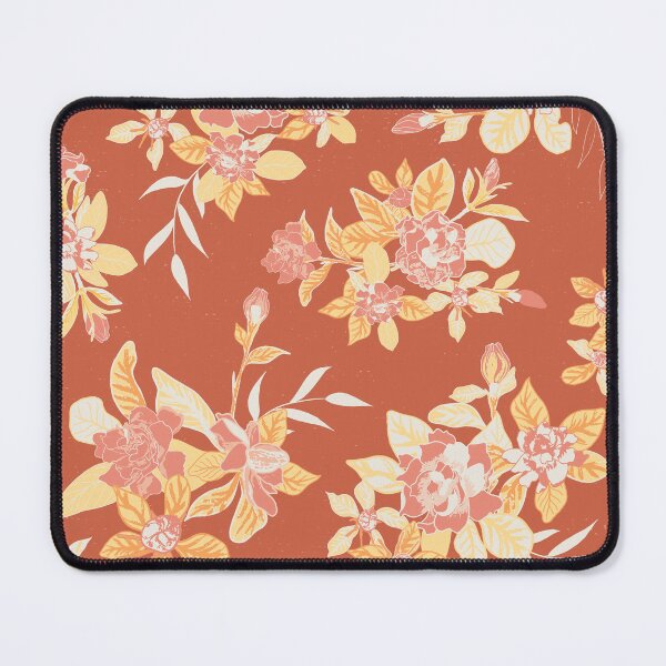 Item preview, Gardenias Flowers Floral in brick brown rusty orange bouquet designed and sold by Jean-Pham.