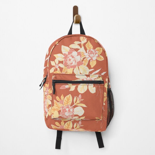 Item preview, Gardenias Flowers Floral in brick brown rusty orange bouquet designed and sold by Jean-Pham.
