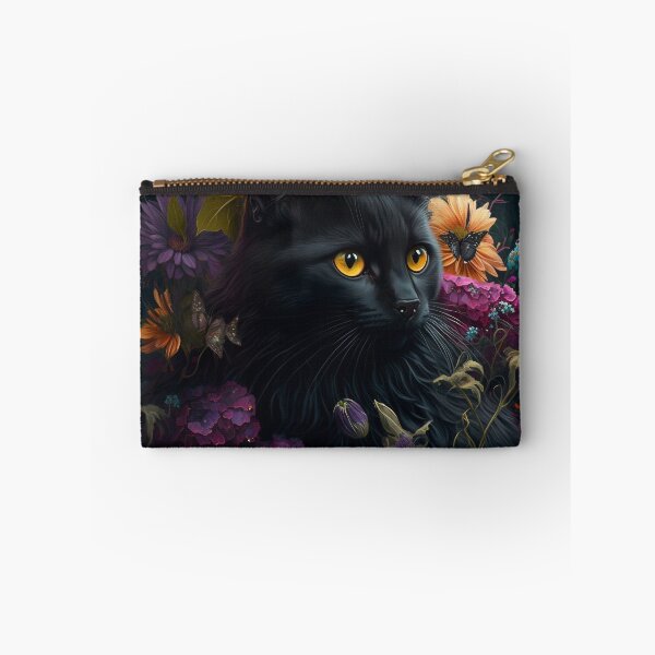 Artikelvorschau, Schwarze Katze in Blüte entworfen und verkauft von Isilver-me.