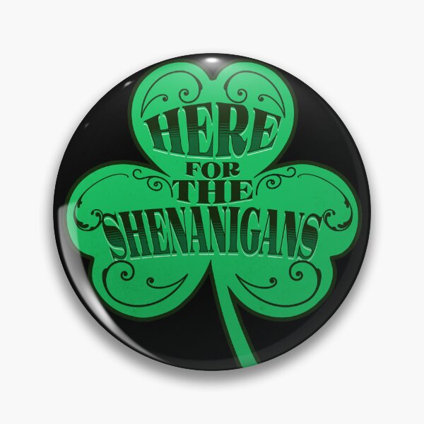 Item preview, Here For The Shenanigans St Patricks Day Lucky Clover St Paddys Day Leprechaun Irish Shamrock designed and sold by CarantinedChaos.