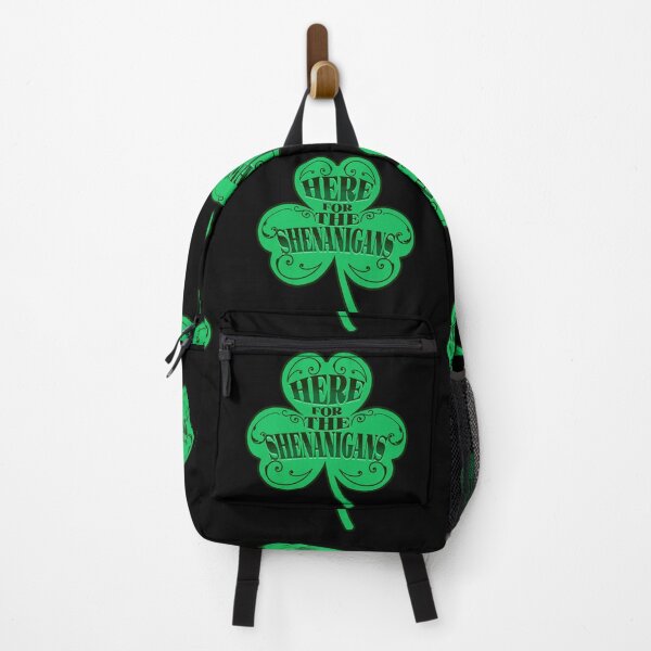 Item preview, Here For The Shenanigans St Patricks Day Lucky Clover St Paddys Day Leprechaun Irish Shamrock designed and sold by CarantinedChaos.