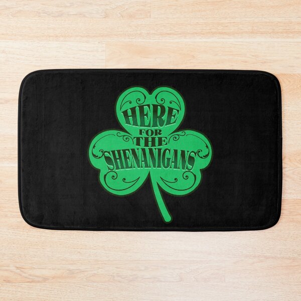 Item preview, Here For The Shenanigans St Patricks Day Lucky Clover St Paddys Day Leprechaun Irish Shamrock designed and sold by CarantinedChaos.