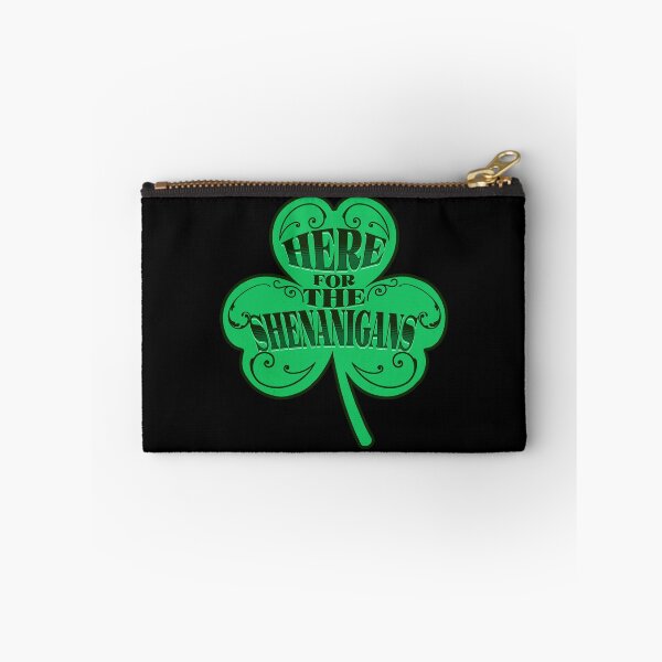 Item preview, Here For The Shenanigans St Patricks Day Lucky Clover St Paddys Day Leprechaun Irish Shamrock designed and sold by CarantinedChaos.