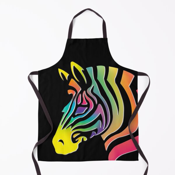 Item preview, Rainbow Zebra Silhouette designed and sold by Elle Hazlett.