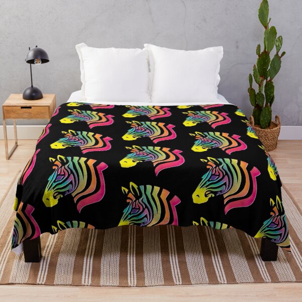 Item preview, Rainbow Zebra Silhouette designed and sold by Elle Hazlett.