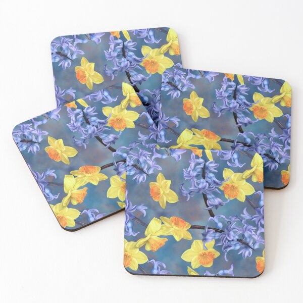 Item preview,  Hyacinth Daffodil Seamless Patern Design designed and sold by Tina Veenstra.