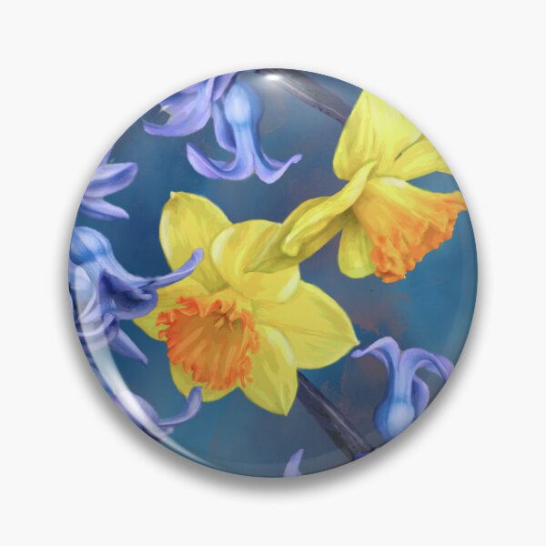 Item preview,  Hyacinth Daffodil Seamless Patern Design designed and sold by Tina Veenstra.