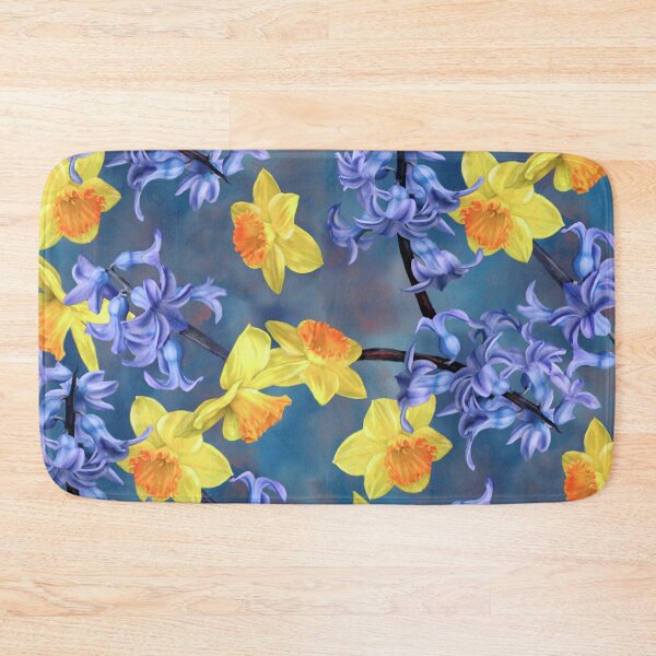 Item preview,  Hyacinth Daffodil Seamless Patern Design designed and sold by Tina Veenstra.
