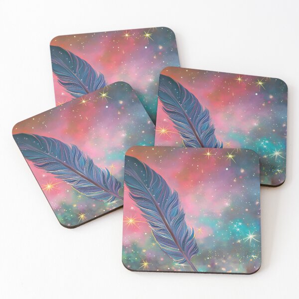 Item preview, Feathers and Stars: A Celestial Symphony of Softness designed and sold by ElLocoMus.
