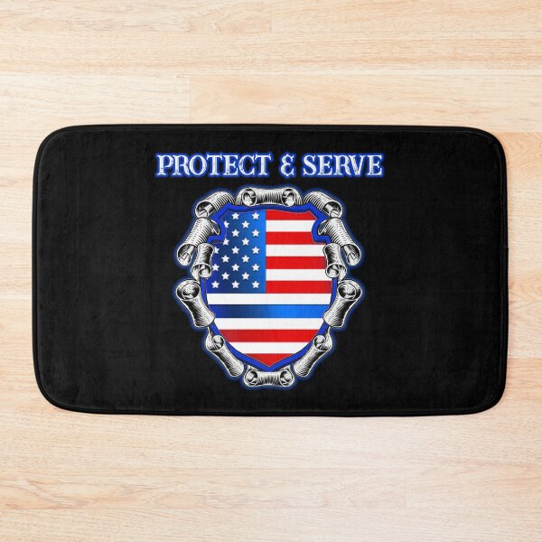 Item preview, Protect & Serve designed and sold by The Tinfoil Mafia .