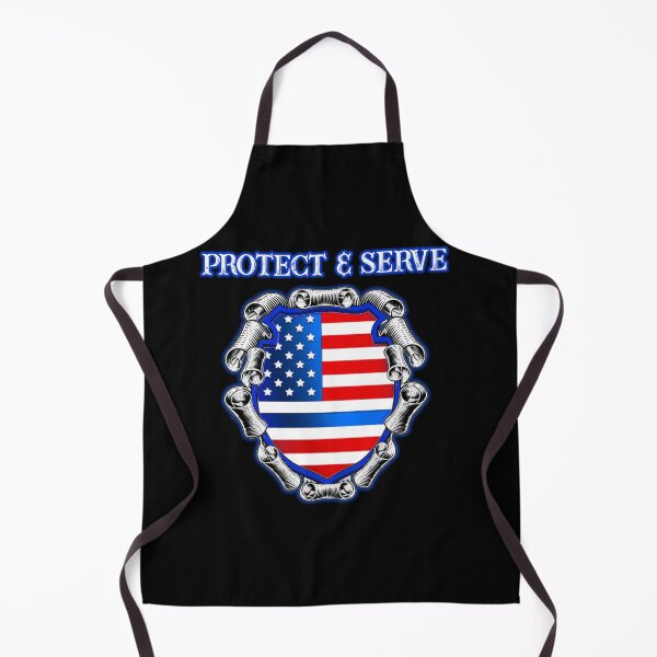 Item preview, Protect & Serve designed and sold by The Tinfoil Mafia .
