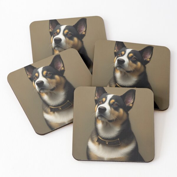 Item preview, Canine Majesty: Norwegian Buhund Portrait designed and sold by DavesDogShop.
