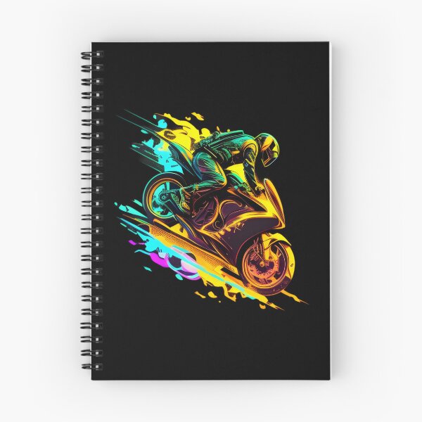 Item preview, Cyberpunk Neon Colorful Futuristic Superbike designed and sold by beluxe.