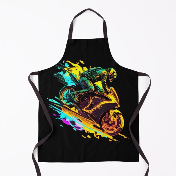 Item preview, Cyberpunk Neon Colorful Futuristic Superbike designed and sold by beluxe.