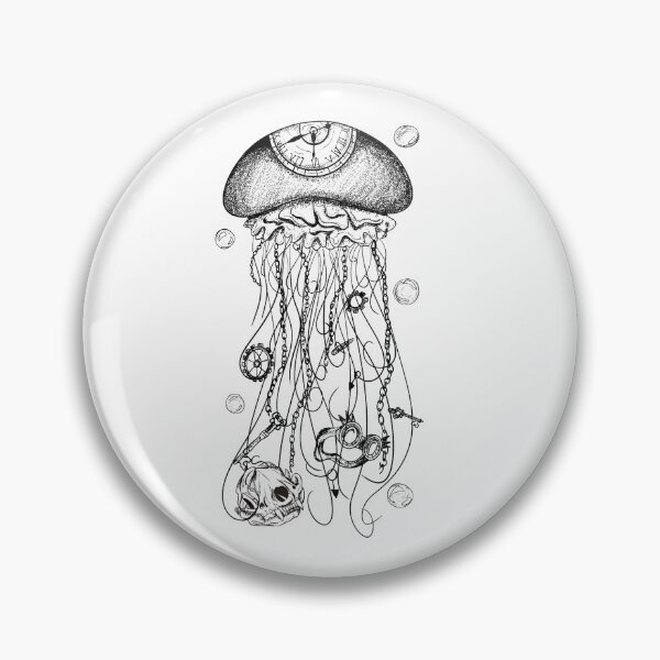 Item preview, SteamPunk Jellyfish designed and sold by GraesArtistry.