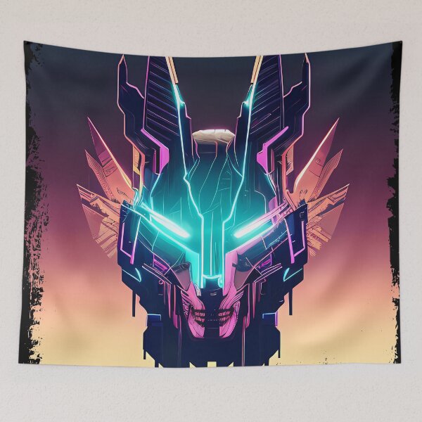 Item preview, "Anubis Resurrected: A Cyberpunk Twist on the Egyptian God" designed and sold by Mytho Merch.