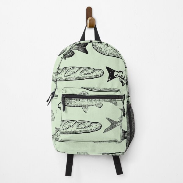 Item preview, Loaves + Fishes - Pale Green designed and sold by thecrunchyflea.