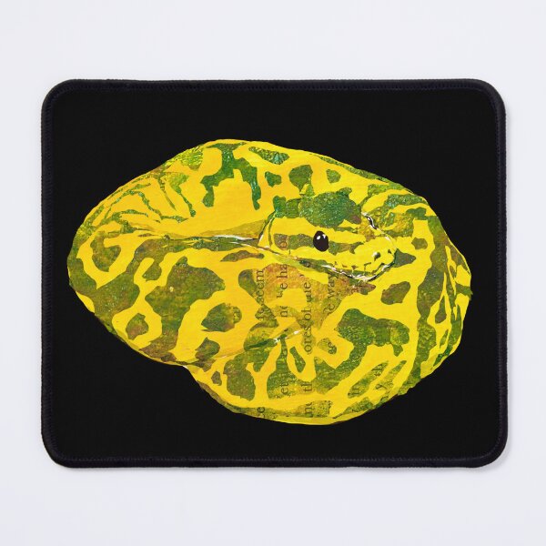 Item preview, Balled Up Yellow and Green BallPython Snake  designed and sold by ginaisarty.