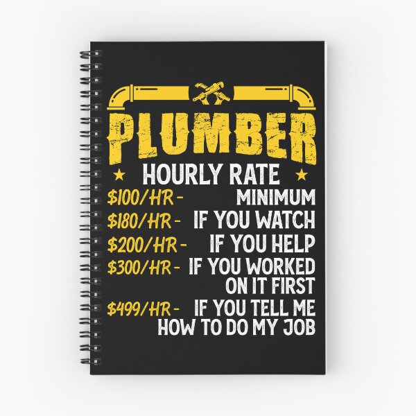 Item preview, Plumber Hourly Rate Vintage Design For Plumbers - Funny Plumbing designed and sold by naworas.