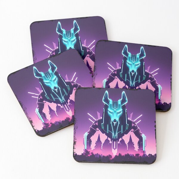 Item preview, "Anubis Resurrected: A Cyberpunk Twist on the Egyptian God" designed and sold by Mytho Merch.