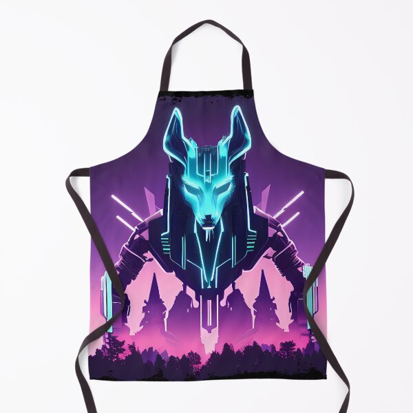 Item preview, "Anubis Resurrected: A Cyberpunk Twist on the Egyptian God" designed and sold by Mytho Merch.