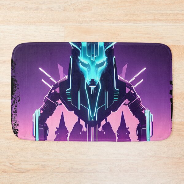 Item preview, "Anubis Resurrected: A Cyberpunk Twist on the Egyptian God" designed and sold by Mytho Merch.