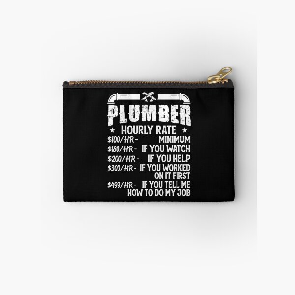 Item preview, Plumber Hourly Rate Vintage Design For Plumbers - Funny Plumbing designed and sold by naworas.