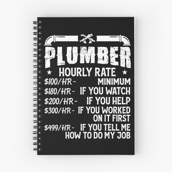 Item preview, Plumber Hourly Rate Vintage Design For Plumbers - Funny Plumbing designed and sold by naworas.