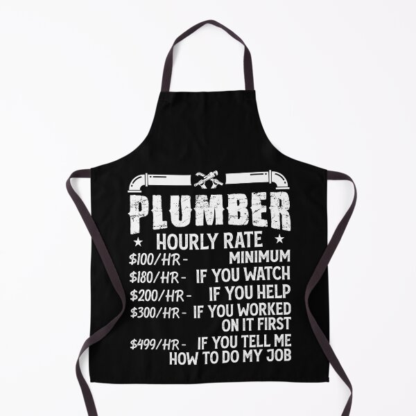 Item preview, Plumber Hourly Rate Vintage Design For Plumbers - Funny Plumbing designed and sold by naworas.