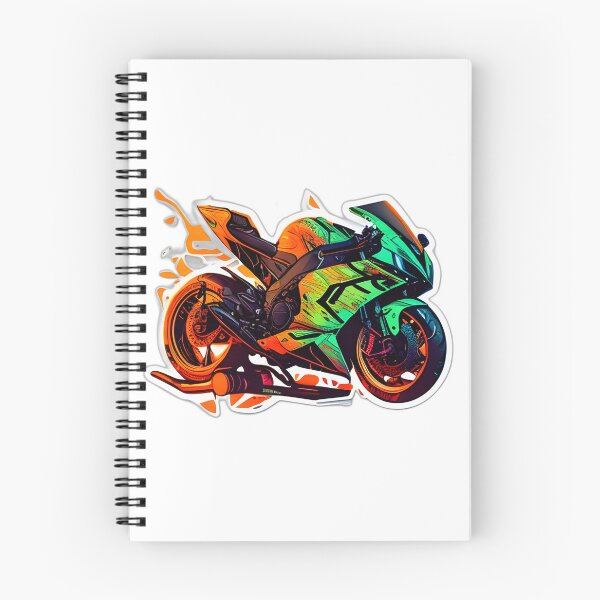 Item preview, Cyberpunk Neon Colorful Futuristic Superbike designed and sold by beluxe.