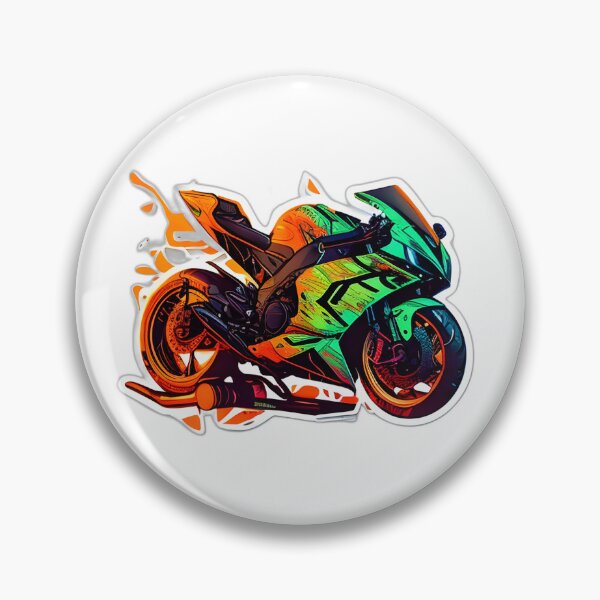 Item preview, Cyberpunk Neon Colorful Futuristic Superbike designed and sold by beluxe.