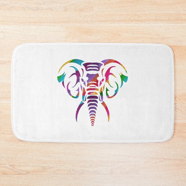 Item preview, Solidarity Multicolored Elephant Face designed and sold by FAUNIASOLIDARIA.
