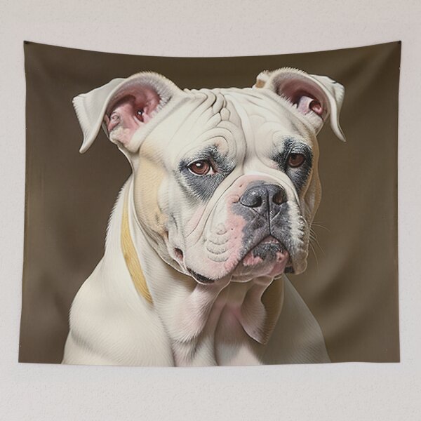 Item preview, Canine Majesty: American Bulldog Portrait designed and sold by DavesDogShop.