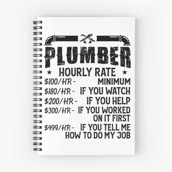 Item preview, Plumber Hourly Rate Vintage Design For Plumbers - Funny Plumbing designed and sold by naworas.