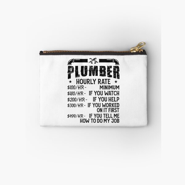 Item preview, Plumber Hourly Rate Vintage Design For Plumbers - Funny Plumbing designed and sold by naworas.