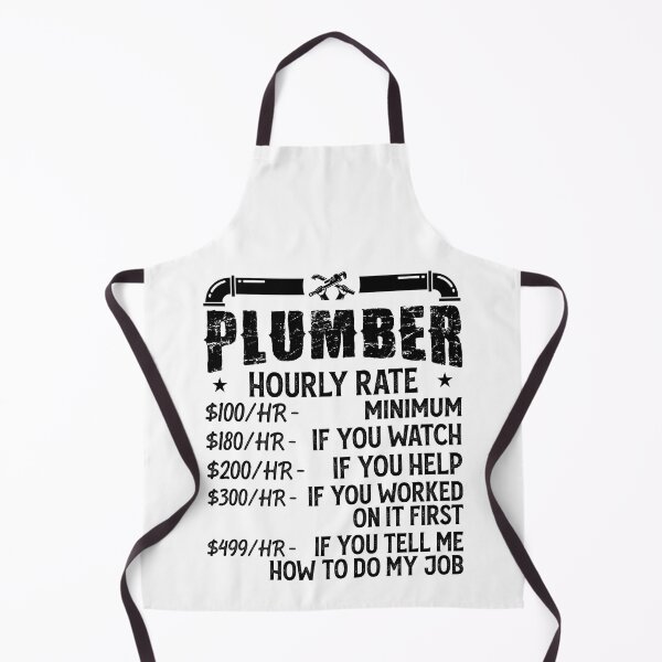 Item preview, Plumber Hourly Rate Vintage Design For Plumbers - Funny Plumbing designed and sold by naworas.