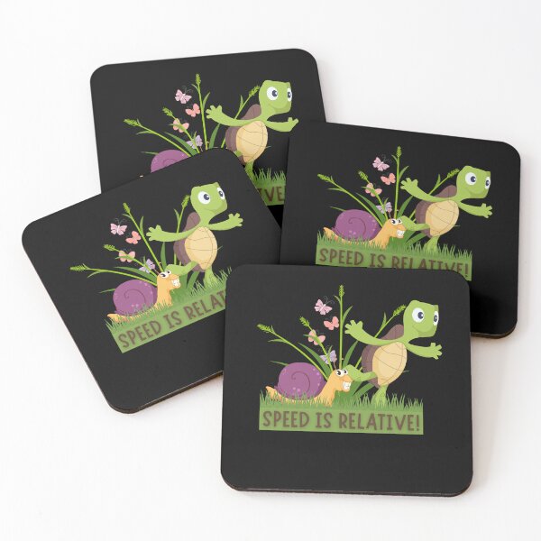 Item preview, Speed Is Relative - Turtle & Snail designed and sold by Kizosdesign.