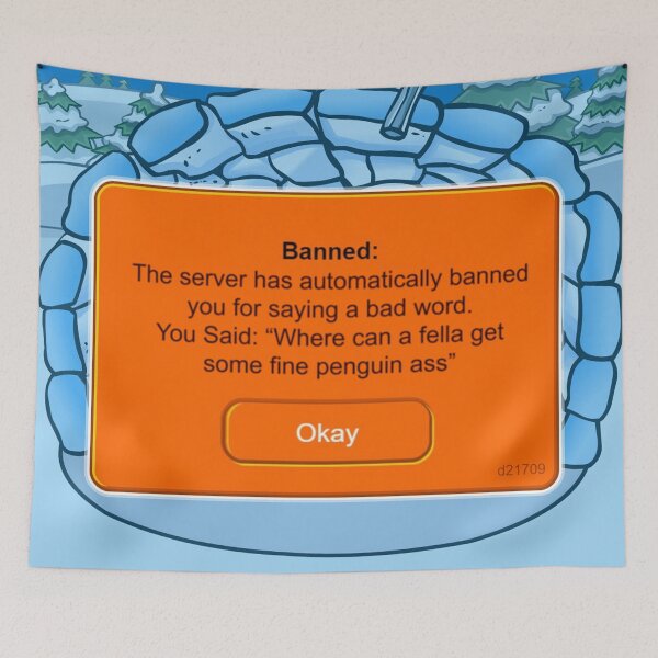 Item preview, Banned From Club Penguin designed and sold by CollegeComfort.