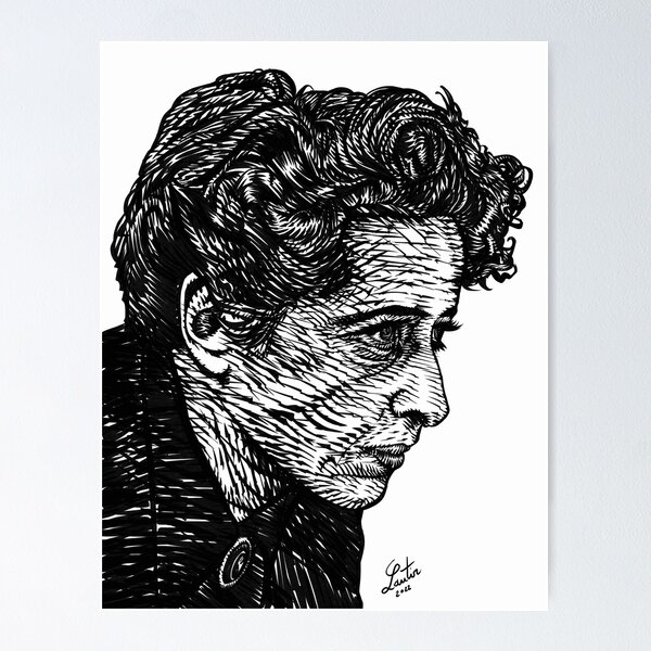 Item preview, HANNAH ARENDT ink portrait  .5 designed and sold by lautir.