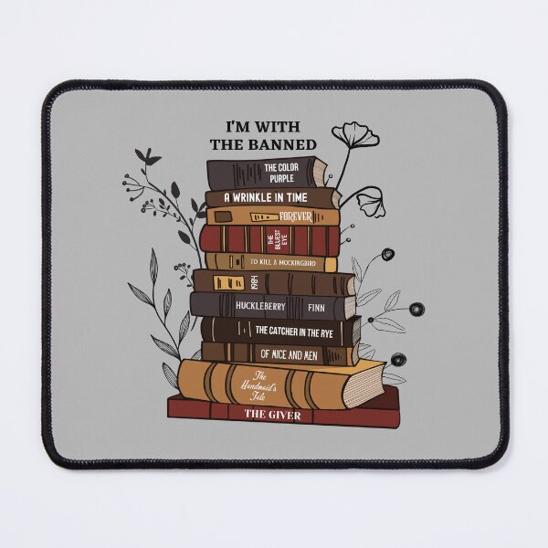 Item preview, Vintage I'm with the Banned, Reading Books Apparel, Book Lovers Clothing, Bookworm Librarian Gift, Banned Book Week, Bookish Gift designed and sold by UranusStickers.