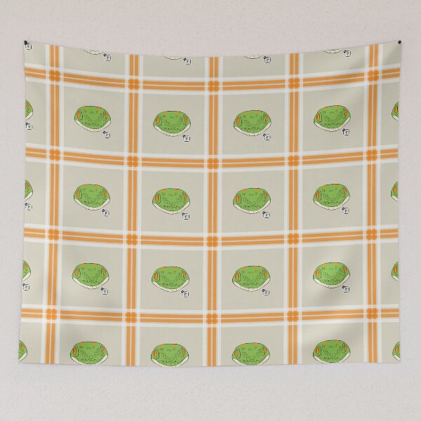 Item preview, Plaid Gecko verde designed and sold by SonneFaunArt.
